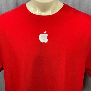 Apple Store Embroidered Employee Uniform Men's XL T-Shirt Macintosh Computer Mac